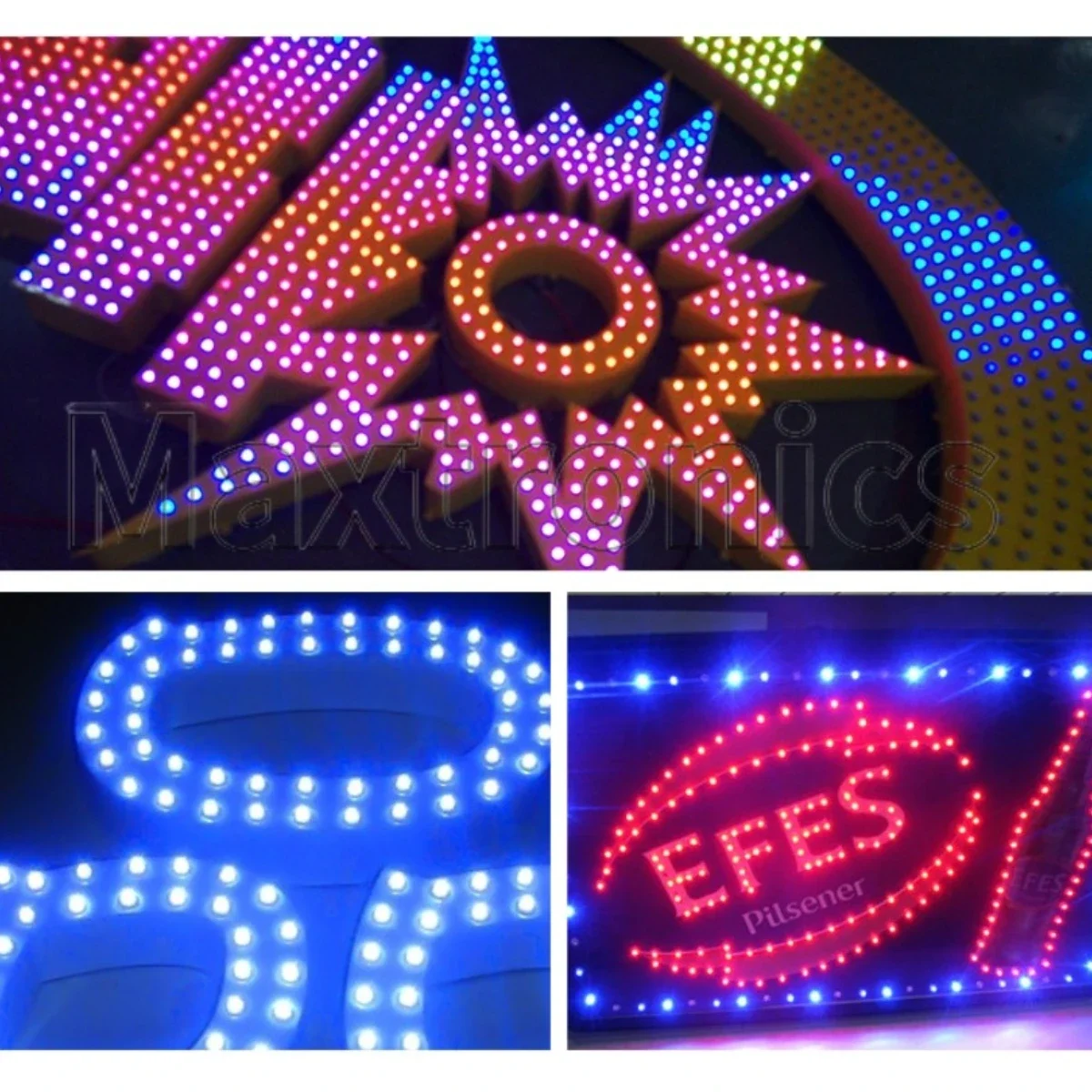 DC12V 100 stks Outdoor Logo Billboard F9mm Enkele Kleur LED Moduels Verlichting voor Reclame Sfeer Waterdichte Led Punt Lamp
