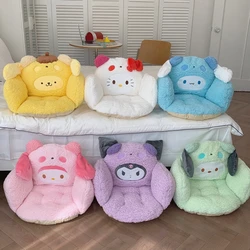 Comfortable Seat Cushion For Chair Kuromi My Melody Cinnamoroll Hello Kitty Sitting Cushion Back Cushion Kawaii Home Decor Girl