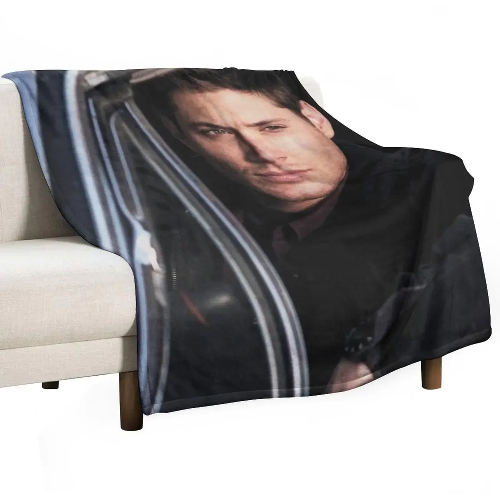 

jensen ackles Throw Blanket For Sofa Thin For Decorative Sofa Blankets