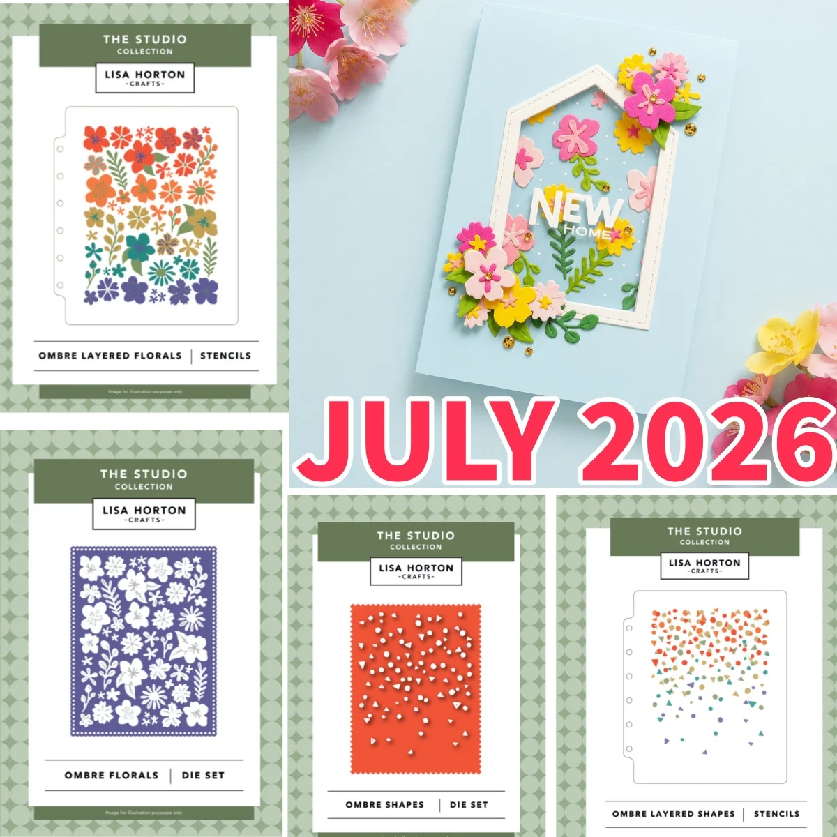 July 2026 Florals Shapes Metal Cutting Dies Stencil for DIY Making Card Scrapbook Embossed Craft Supplies Template Decoration