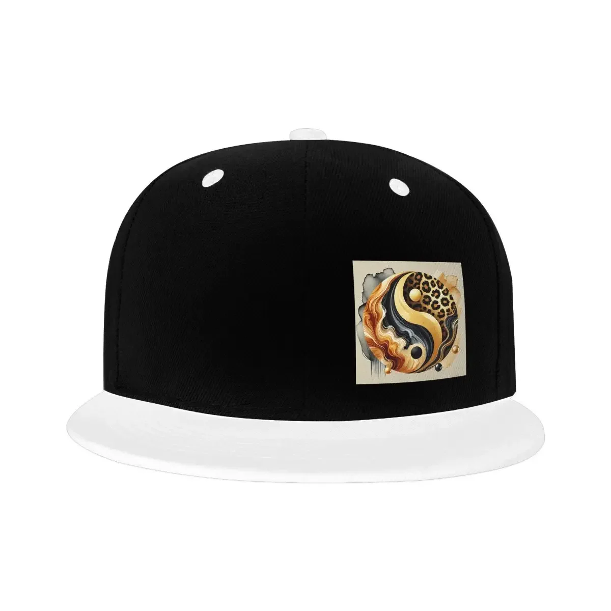 Leopard Yin Yang Luxury Gold Marble Balance Design Cap Fashion Casual Baseball Caps Adjustable Hat Hip Hop Summer