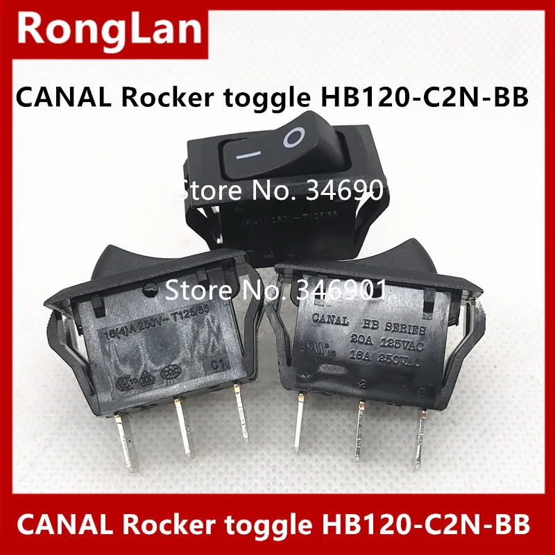 [SA]Janne CANAL Rocker Rocker toggle HB120-C2N-BB single double-throw--50pcs/lot