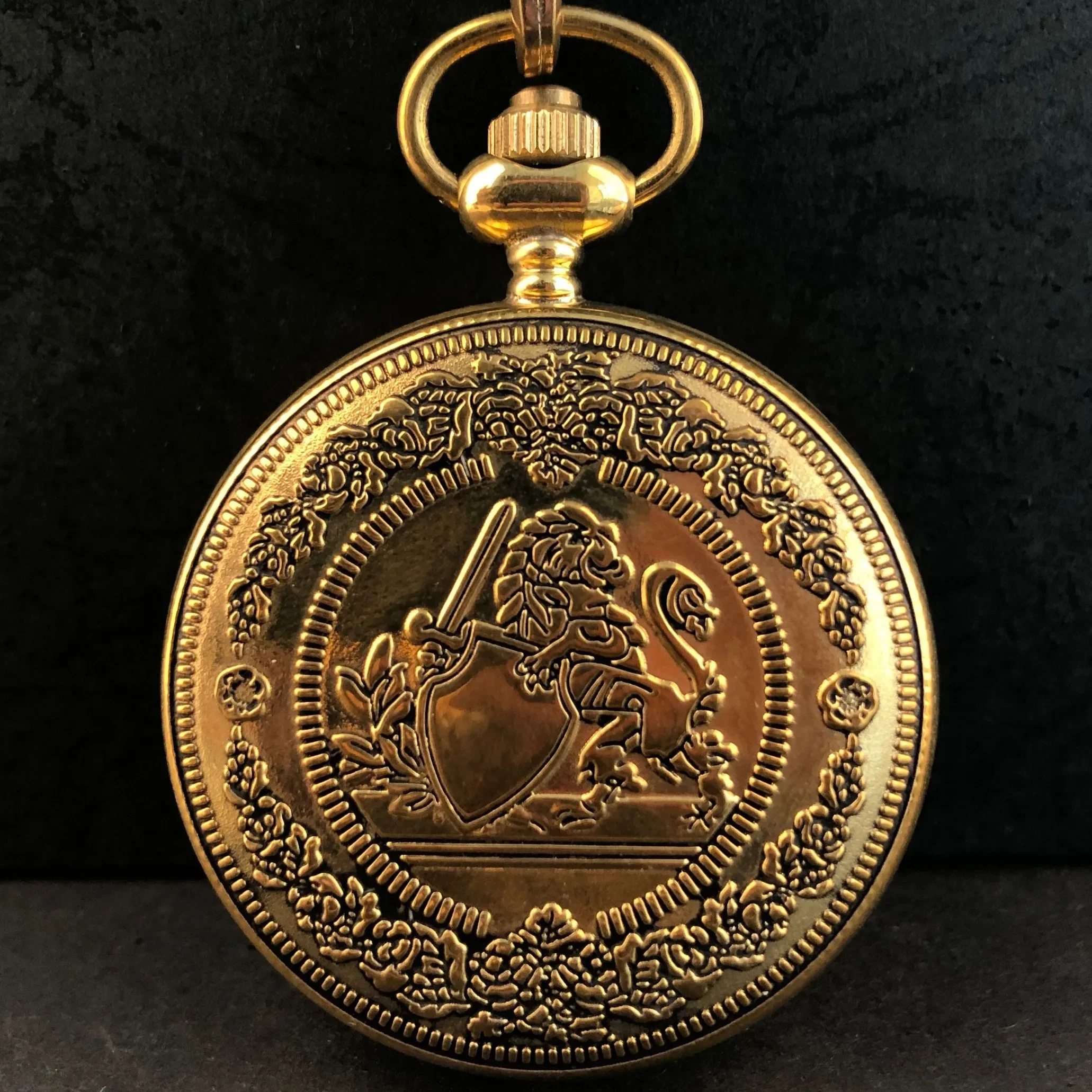 Luxury Vintage Gold Pocket Watch Mechanical Hand-winding Mens Women Pocket&Fob Chain Watches