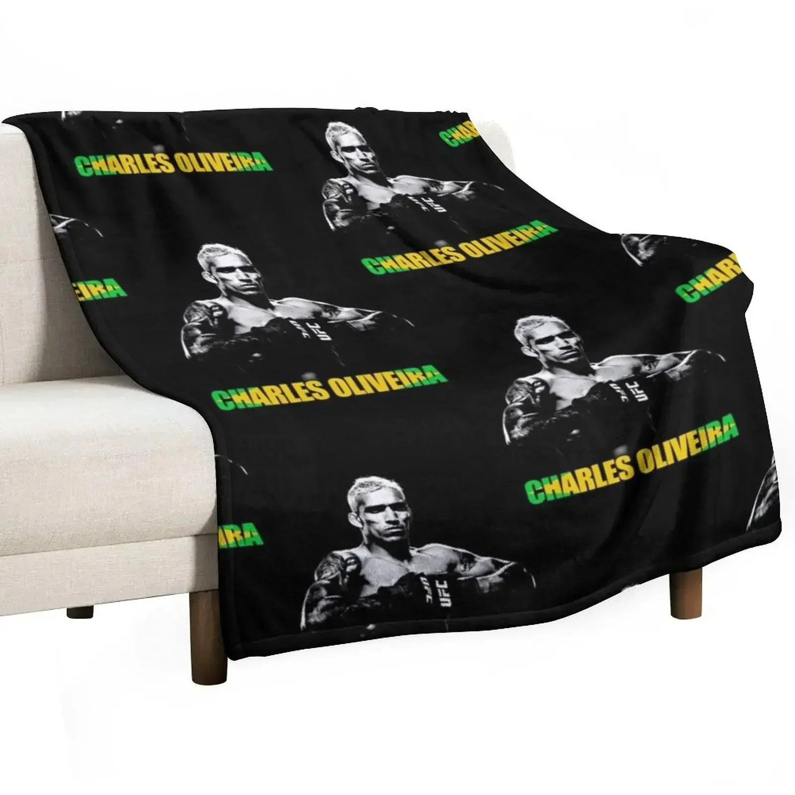 

Charles Oliveira Essential T-Shirt Throw Blanket Personalized Gift Luxury Brand Tourist Soft Beds Blankets