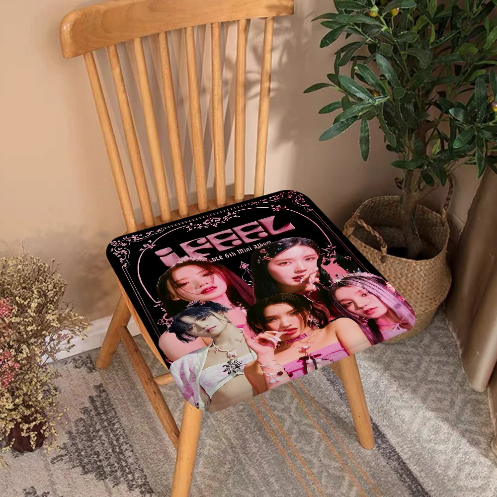 kpop G-Gidle Tie Rope Chair Mat Soft Pad Seat Cushion For Dining Patio Home Office Indoor Outdoor Garden Seat Mat