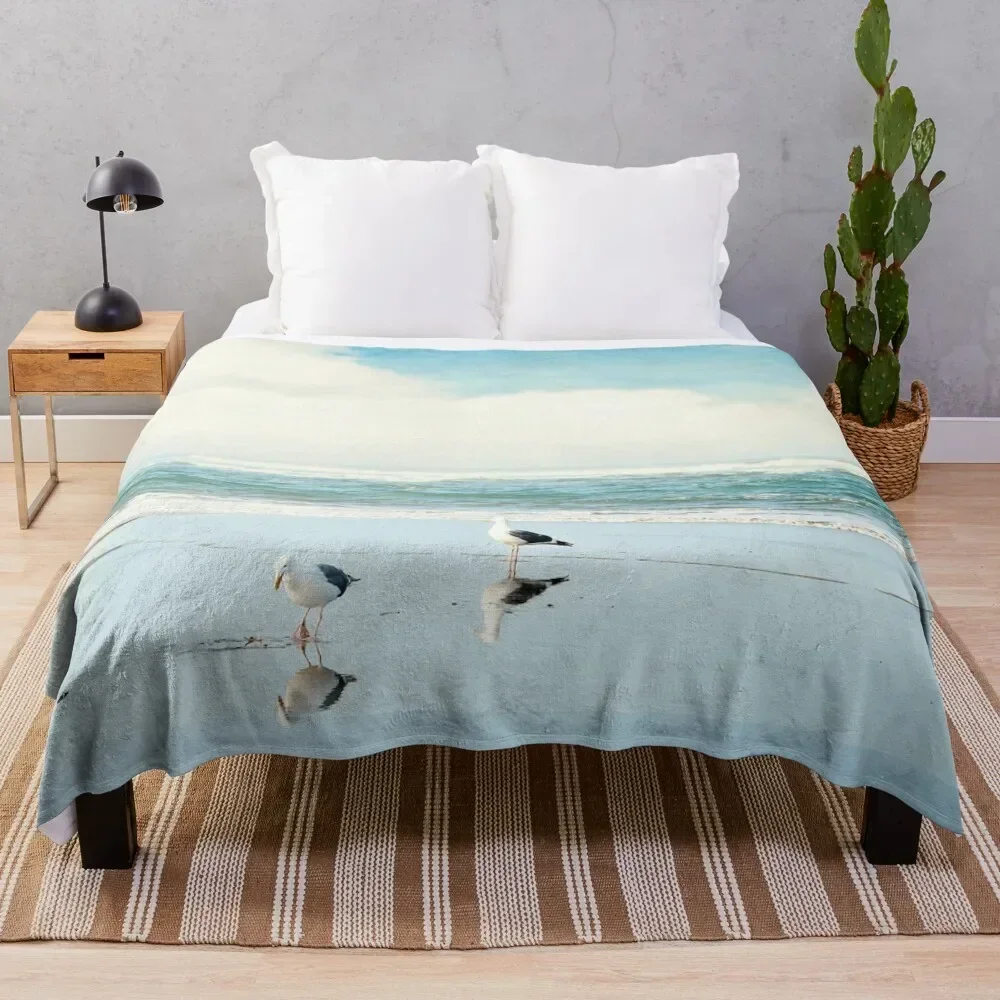 ocean reflections Throw Blanket Beautifuls Cute Plaid Blankets