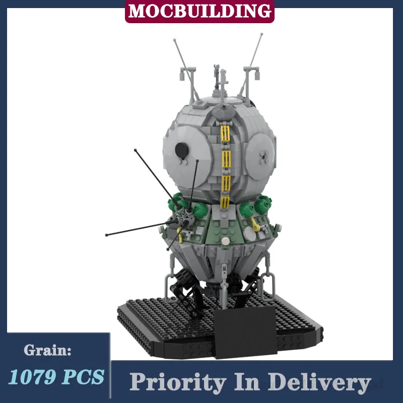 MOC Spacecraft 1:20 Model Building Block Assembly Track Launch Pad Collection Series Toy Gifts