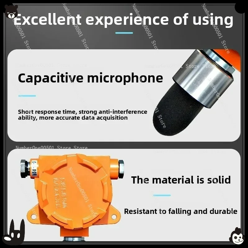 Industrial Explosion Proof Noise Sensor High Precision Sound Level Meter Decibel Measurement Device