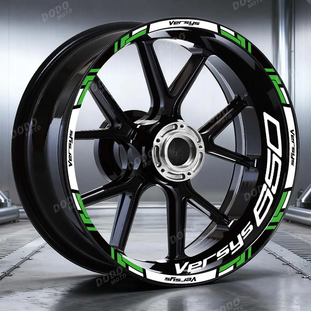 

For Vesrsys 650 1000 Vesrsys 1100 Motorcycle Reflective Wheel Sticker Refit 17 Inchs Racing Hub Waterproof Stripe Tape Decal