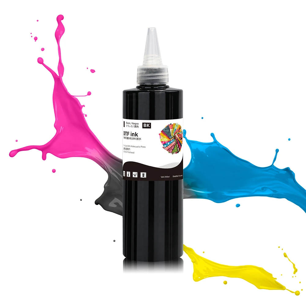 Winnerjet 250ml inchiostro DTF per tutte le stampanti DTF piatte Epson per stampante DTF Epson xp600 L1800 L805 DX5 DX7 4720 5113 1390 DTF