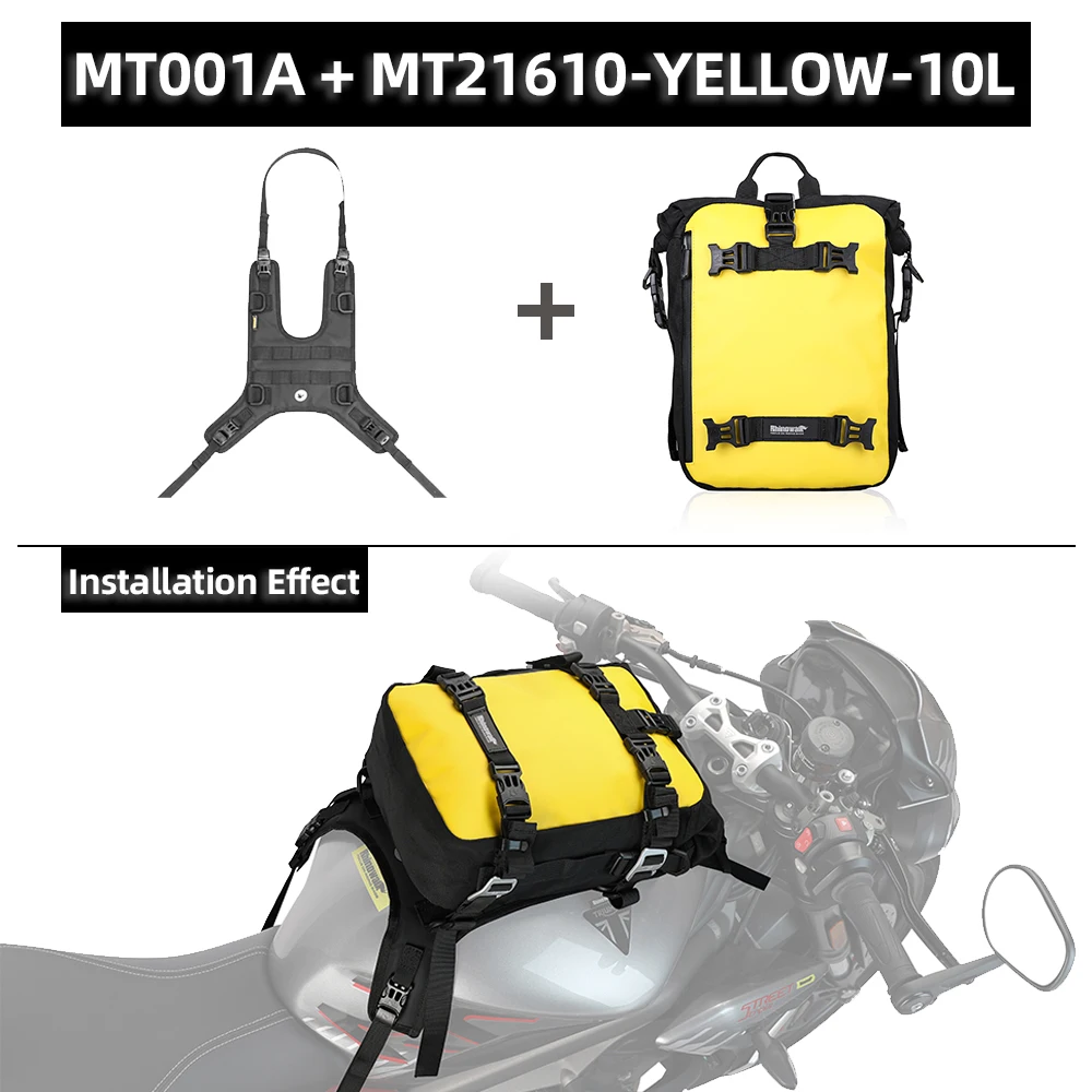 Rhinowalk Rhino walk Motorrad Tank Bag Set wasserdicht 6l/8l/10l Universal Tank Bag mit Basis Outdoor Riding Pack Reise rucksack neu 6