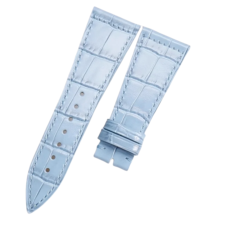 لساعة فرانك مولر الكلاسيكية ذات الرأس المسطح من الجلد الطبيعي