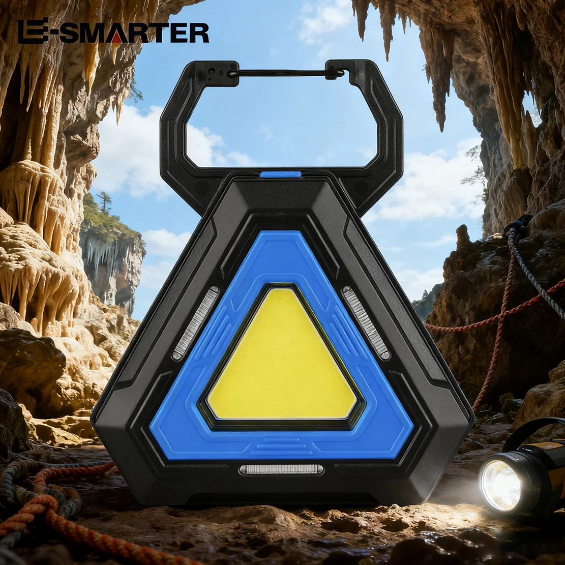 Magnetic Outdoor Work Light - Waterproof, Type-C Fast Charge, Multi-Function Flashlight & High-Capacity Battery
