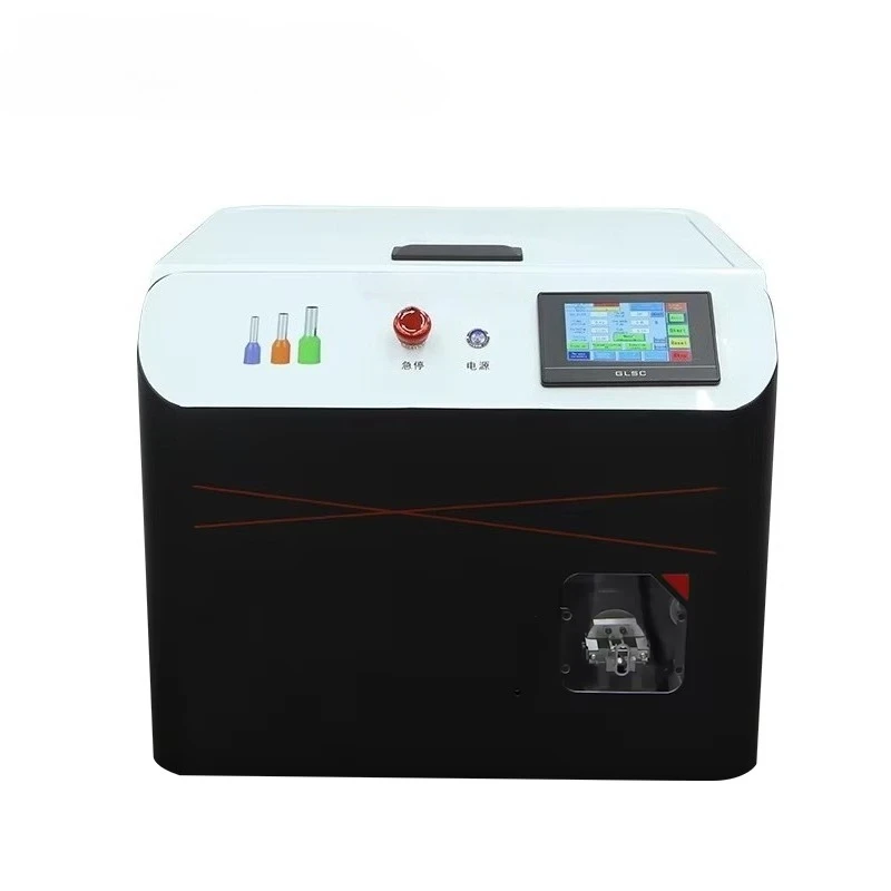 Hot Sale Pre-insulated Connector Pressing Machine 4mm2 Wire Cable Stripping Twisting Loose Ferrule Equipment