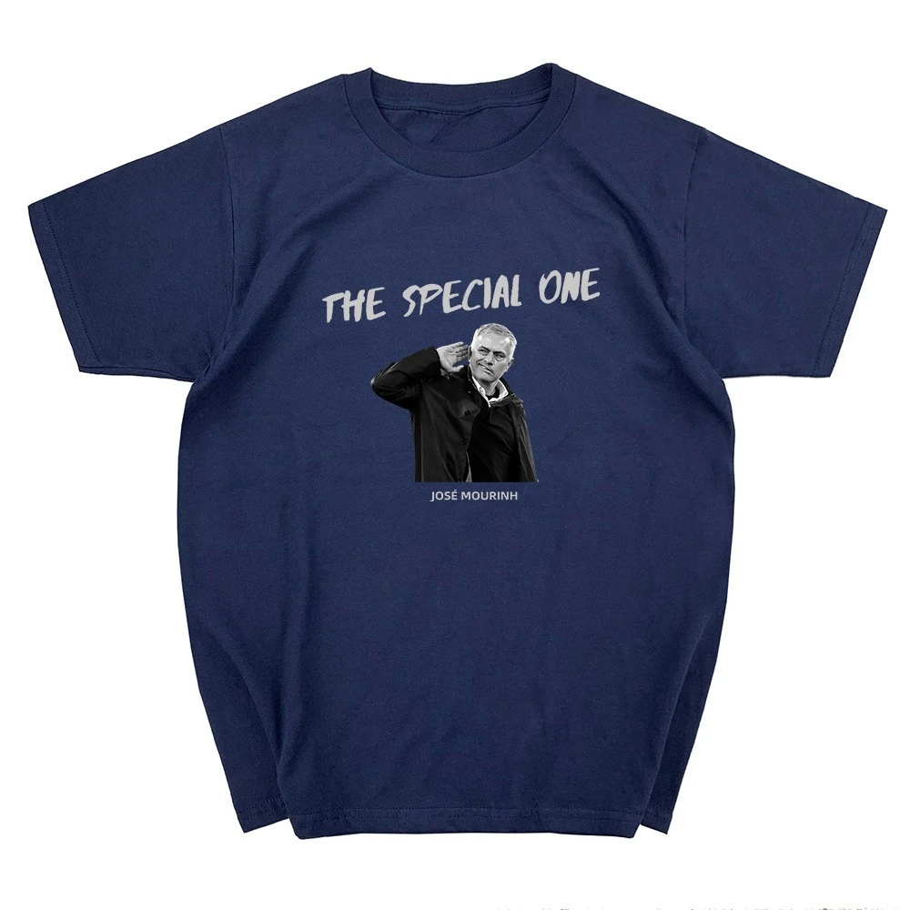 Mourinho "The Special One" Soccer T-Shirt Men's Summer Casual Oversized Short Sleeve Football Fan Clothing