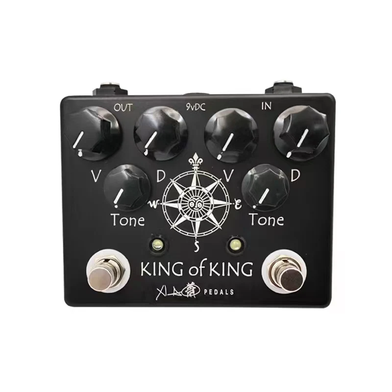 LILT King of Tone Solar Face Overload Effector Electric Guitar Pedal HandmadeTrue Bypass Customizable