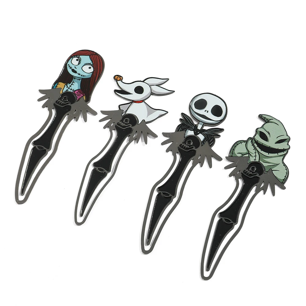 Halloween The Nightmare Before Christmas Bookmark Jack Sally Oogie Boogie Punk Bookmark Cartoon Anime Page Marker Stationery