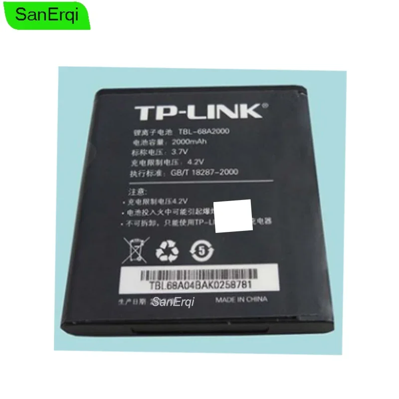 TBL-68A2000 Battery For TP-LINK TL-MR11U TL-MR3040 wifi mifi  2000mAh 3.7V Battery Batterie Bateria