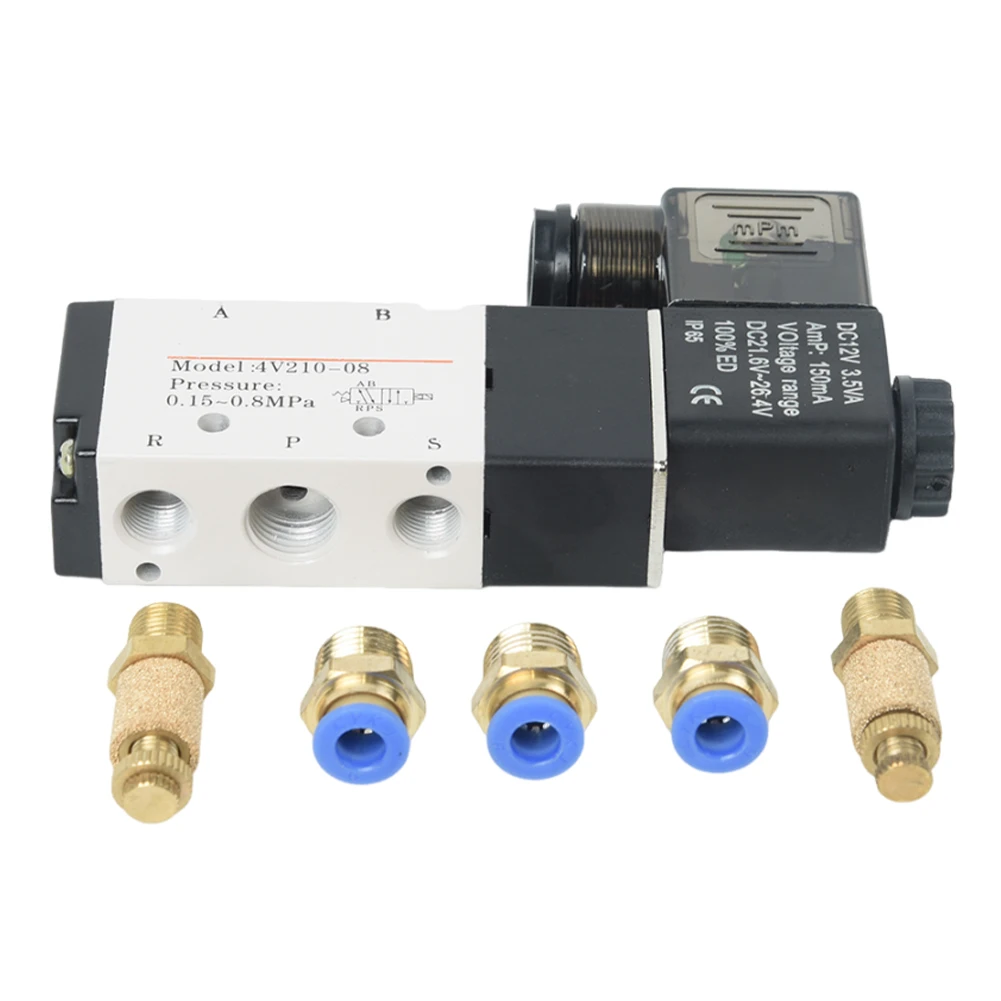 For Air Control Pilot Operation Valve Solenoid Pneumatic Valve For Industrial Automation Easy To Disassemble Good Sealing