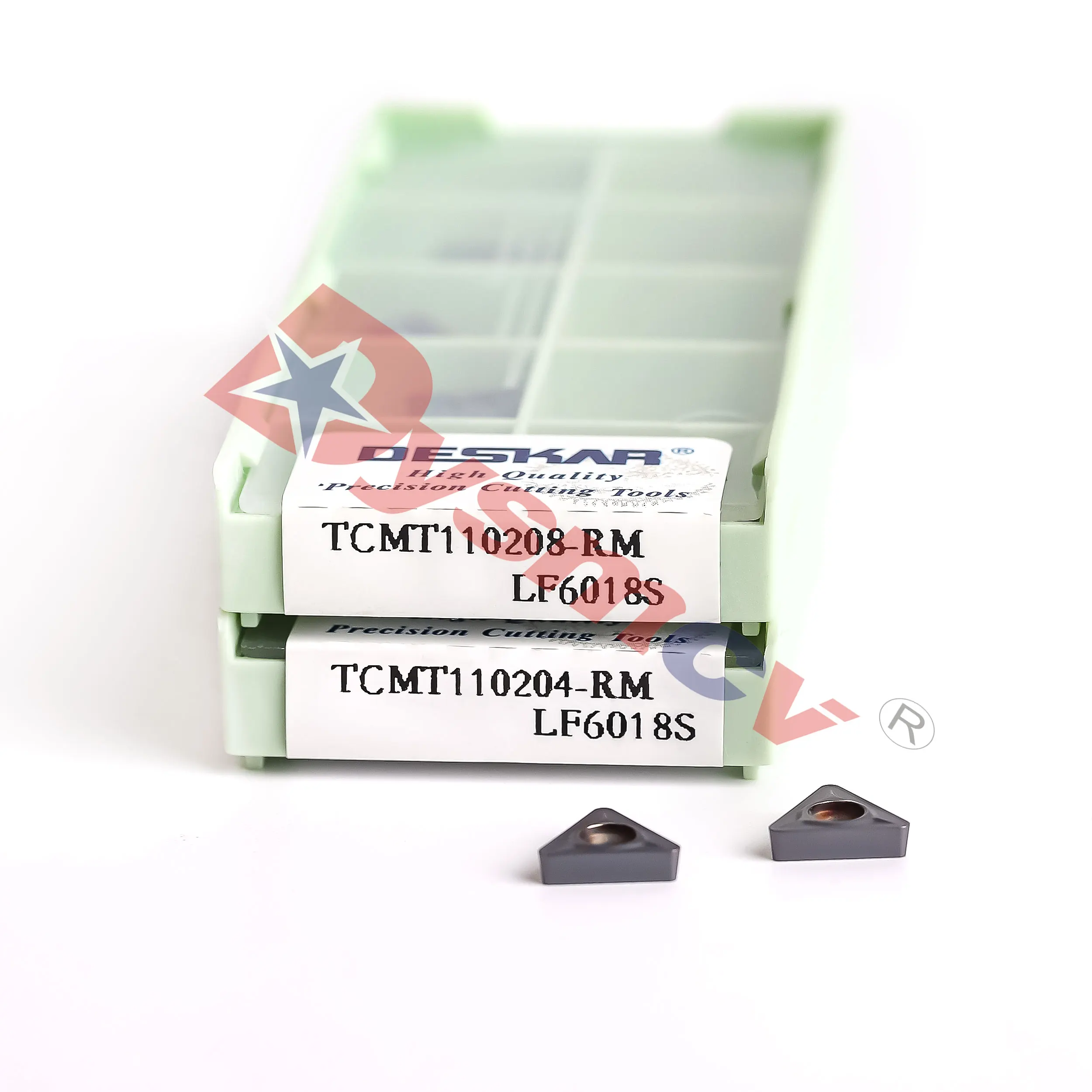 DESKAR Narzędzia tokarskie CNC Płytki tokarskie TCMT110204 TCMT110208 RM LF6018S Ostrza z węglików spiekanych CNC Narzędzie do toczenia wewnętrznego Stal nierdzewna