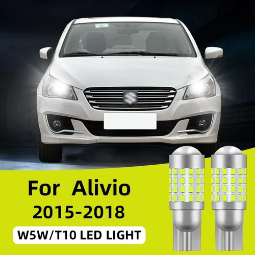 Imagen 2 del producto 2 uds T10 bombilla Led para 2015-2018 Suzuki Alivio W5W 194 168 501 luces de ancho posición de marcador lateral lámpara de señal de coche 12V 24V Auto