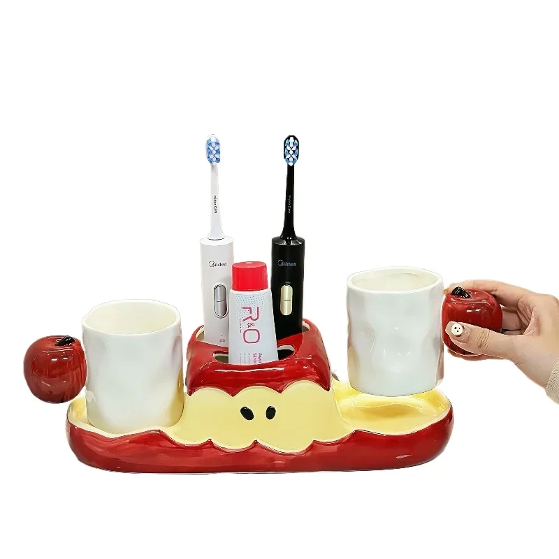 

High-value bathroom, toothbrush shelf, washing table, electric toothbrush, toothpaste shelf, tooth cup, mouthwash cup, storage