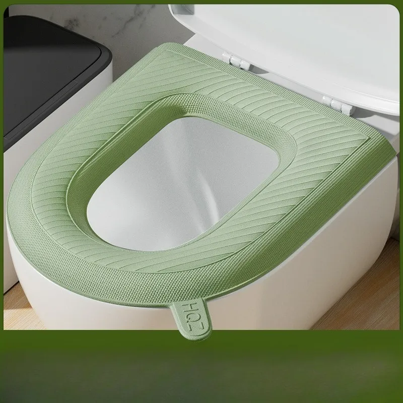 EVA Waterproof Quick-drying Toilet Seat Mat Cover Washable Four‑Season Universal Household Bathroom Cushion