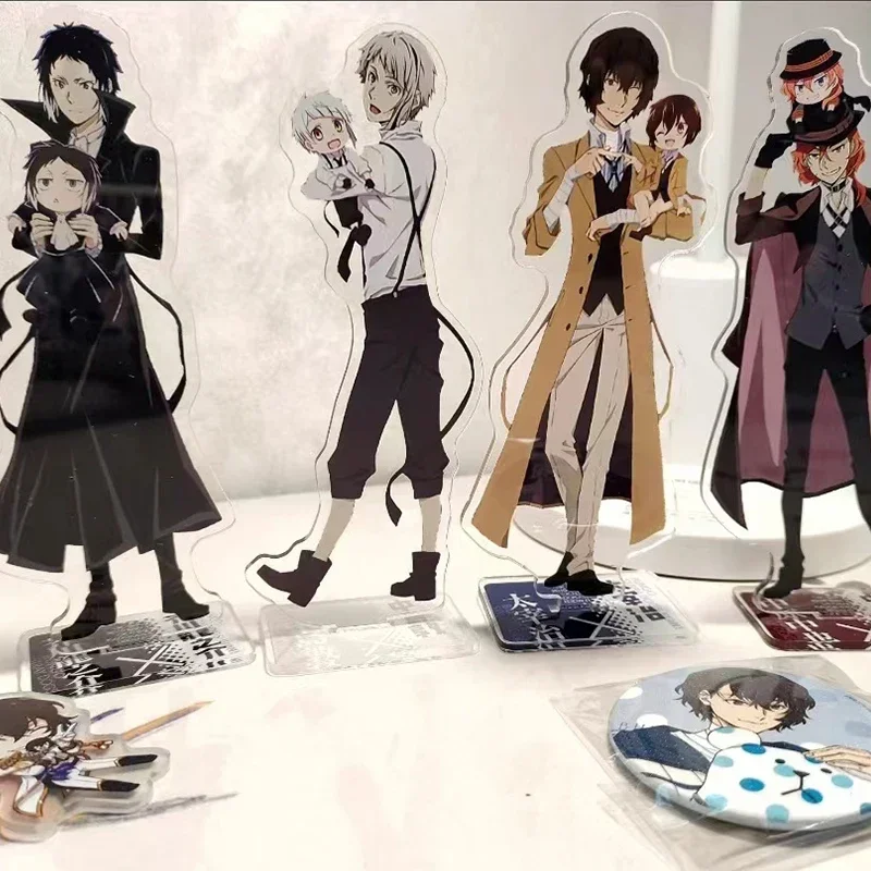 Nakajima Jun Figures Acrylic Stand Fashion Anime Action Figure Accessories Collection Kid Toy Akutagawa Ryounosuke Edogawa Ranpo