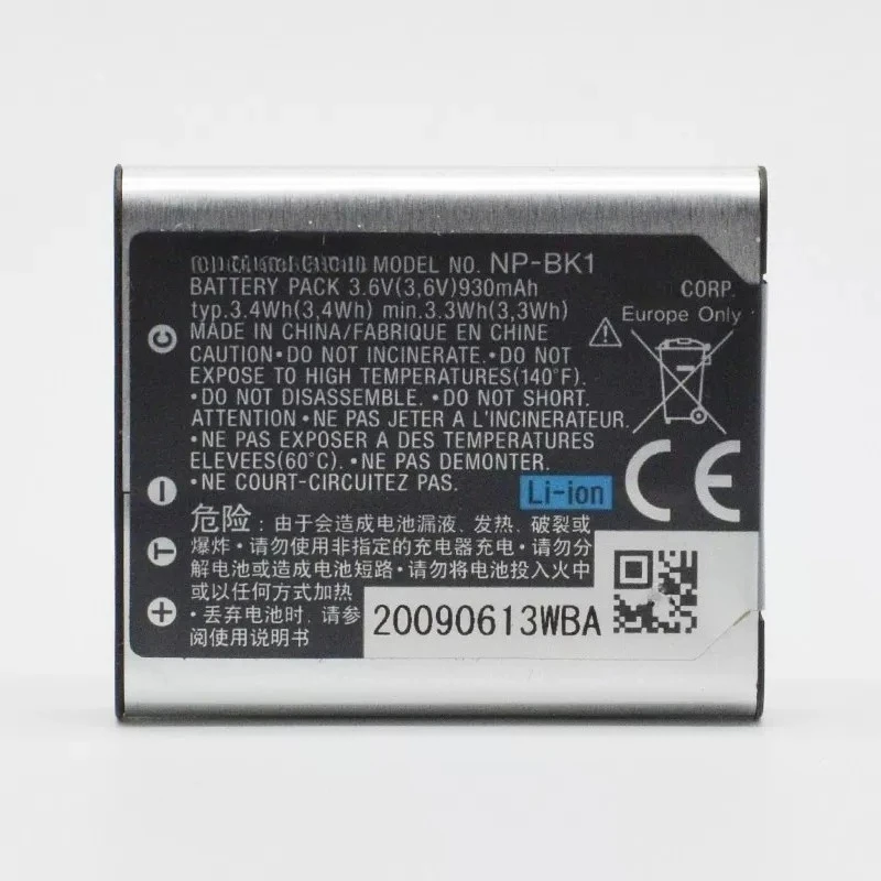 Suitable for Sony NP-BK1 W180 W190 W370 S750 S980 S950 Camera Battery BK1