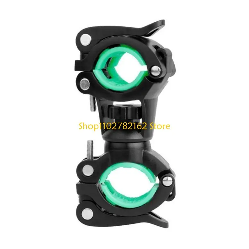 547B Bike Torches Clamps 360ºRotation Bike Flashlight Clip Bike Light Stand Adjusted Flashlight Mount Cycling Accessories