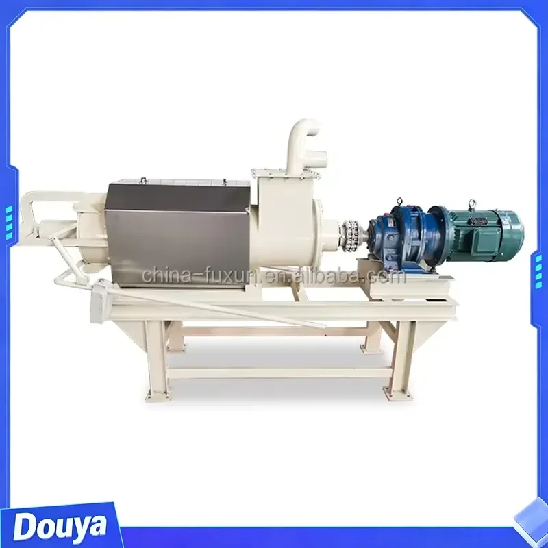 Cow Dung Dewatering Machine Manure Dry and Wet Separator Solid Liquid Screw Extrusion Separator