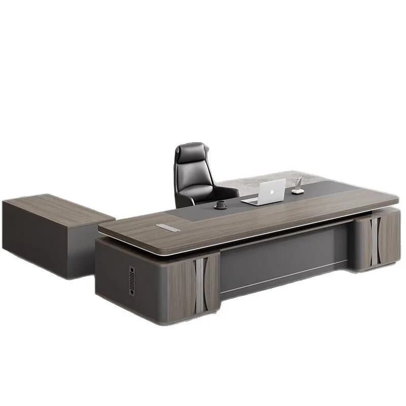 Table Light Luxury Simple Modern President Manager Office Large Class Desk Chair Combo