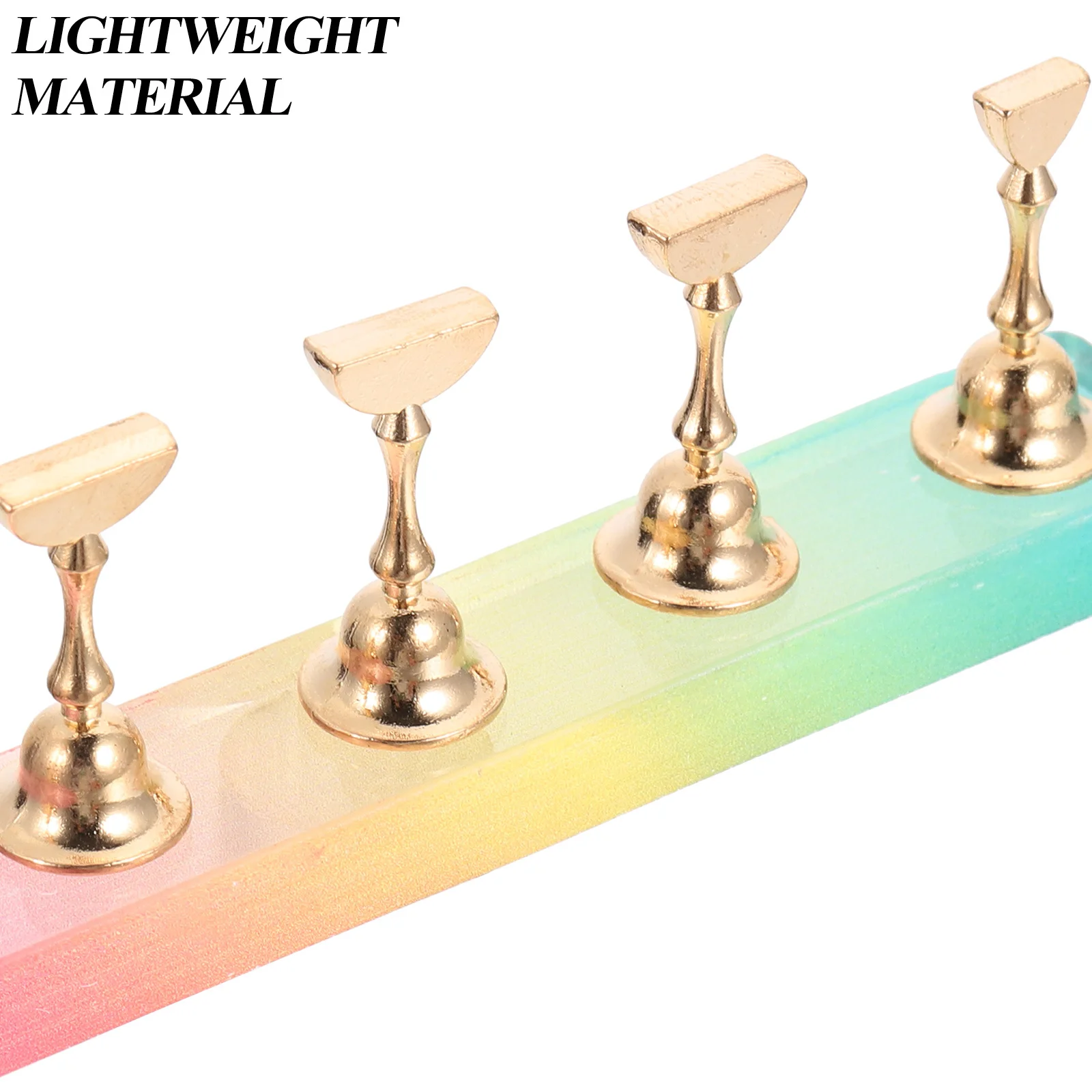 

1Set Practical Acrylic Nail Display Stand for Nail Schools Artists Home Use Decorative Stand Manicure Tool Salon Tool