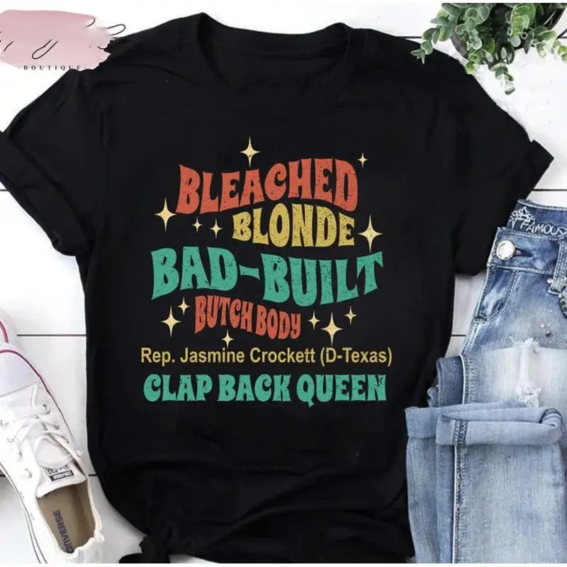 

Bleach Blonde Bad Built Butch Body T Shirt Black Girl Magic Election Political Sh