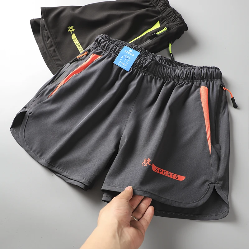 

Profional Sport orts Lightweight Breathable Men's Running Fitn Tennis Elastic Qui Dry Tee-quarter Length Casual P...