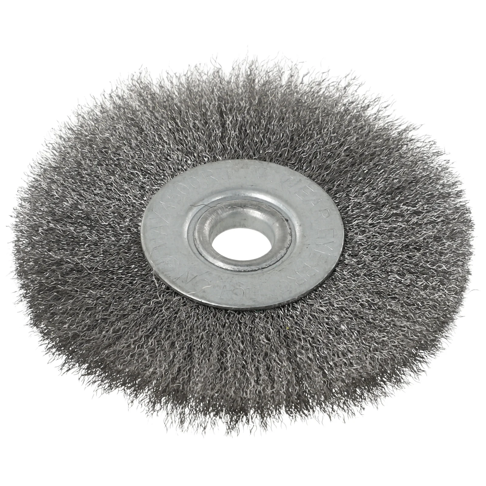 100mm Crimped Wire Wheel Brush Stainless Steel For Angle Grinder Flat Crimped Wire Wheel Brush