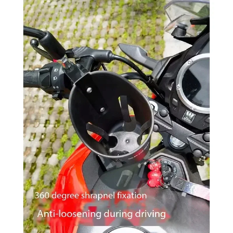 Universal Motorcycle Cup Holder Bike Water Bottle Cage Stand Drink Beverage Modification Accessories