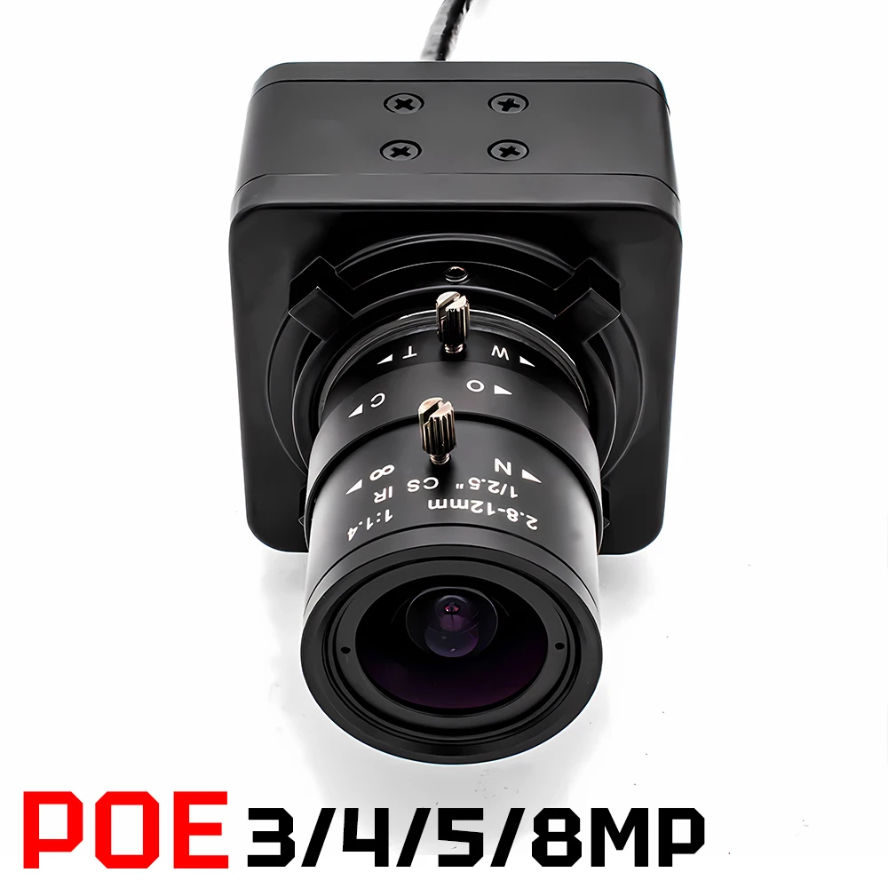 

3/4/5/8MP мини-IP-камера 2,8-12 мм с переменным фокусным расстоянием и поддержкой Onvif RTSP H.265 P2P система видеонаблюдения для системы POE NVR веб-камера наблюдения