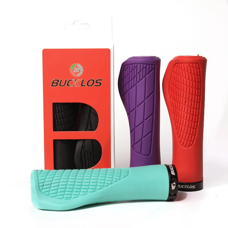 Bicycle Rubber Grips Mountain Bike Riding Lock Non-slip Shock Absorber Meatball Grips Bicycle Accessories