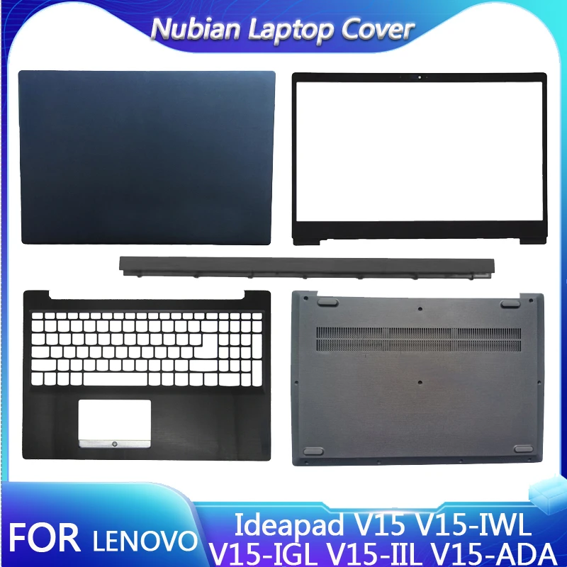 

For Lenovo Ideapad V15 V15-IWL V15-IGL V15-IIL V15-ADA Laptop LCD Back Cover/Front Bezel/Palm Rest Keyboard/Bottom Cover Gray