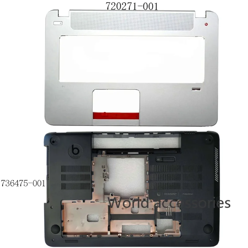 

New Case For HP ENVY 17-j184na 17-j000 M7-J 17-J Series Palmrest Upper Cover 720271-001 6070B0662801/Bottom Base 736475-001