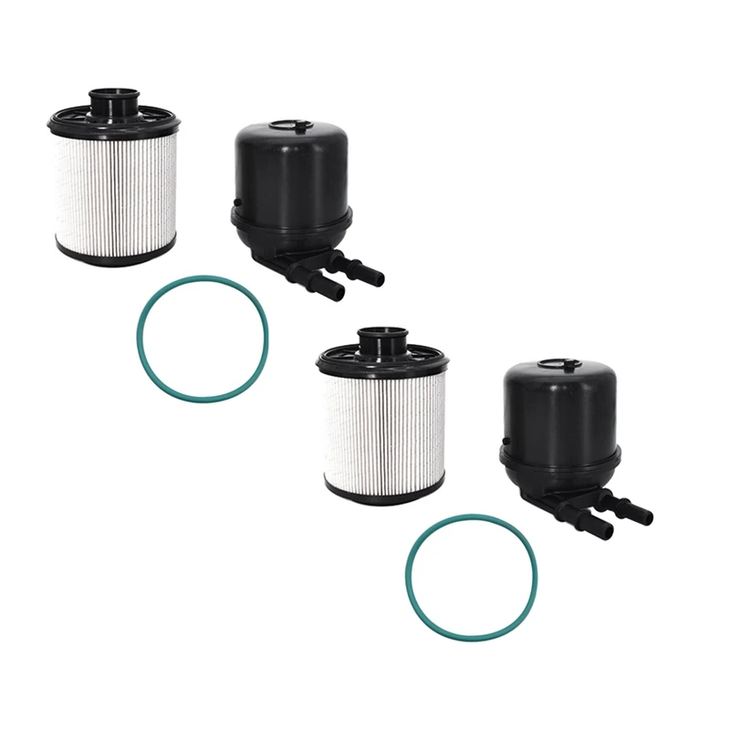 

2 Sets Powerstroke Diesel Fuel Filter Kits New For Ford F250 F350 F450 6.7L V8 FD461 2011-2016 Fuel Water Separator Filter