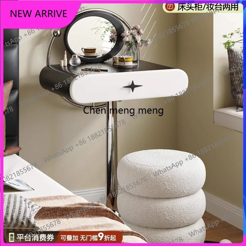 

M85 Modern simple dresser bedside table integrated bedroom small apartment makeup table new