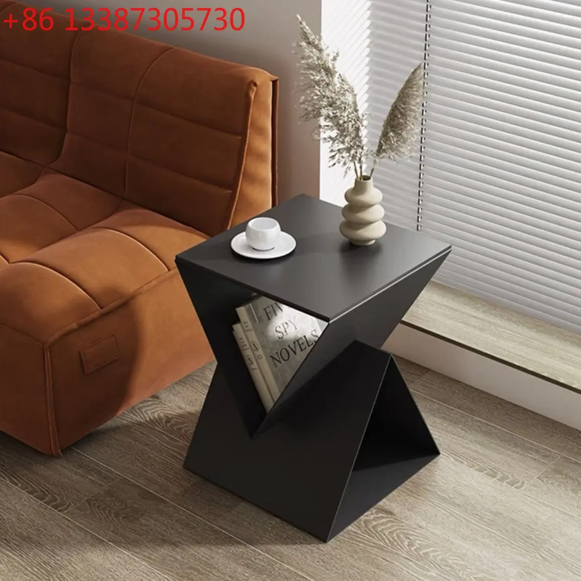 

Living room sofa side few small apartment light luxury side table square few bedroom bedside table