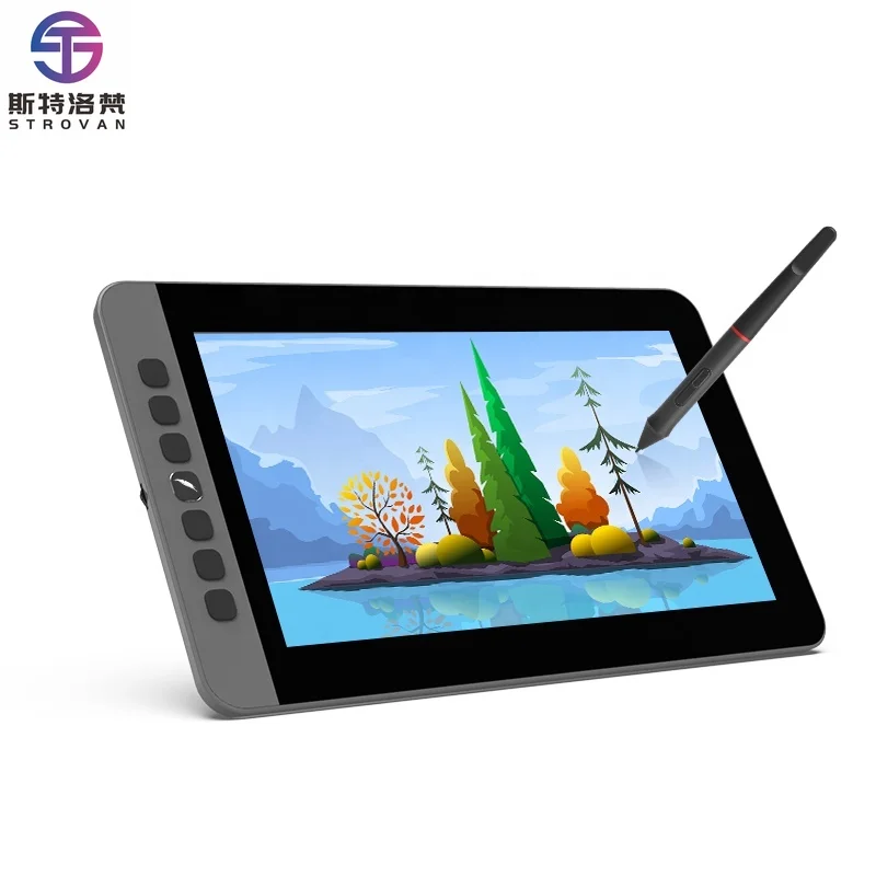 11inch FHD 1080p Interactive Graphic Tablet Drawing ArtPen Stylus Pen for Digital Writing Design