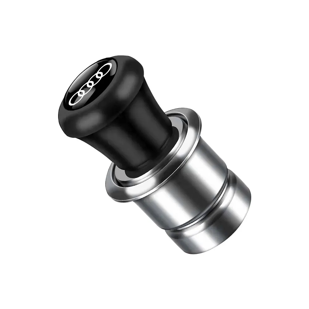 Car Windproof Flameless Cigarette Lighter Power Socket Plug Center Cover For Audi Q4 A6 C7 B9 B7 B6 S6 A5 Q5 C5 A1 Q3 Sline RS4