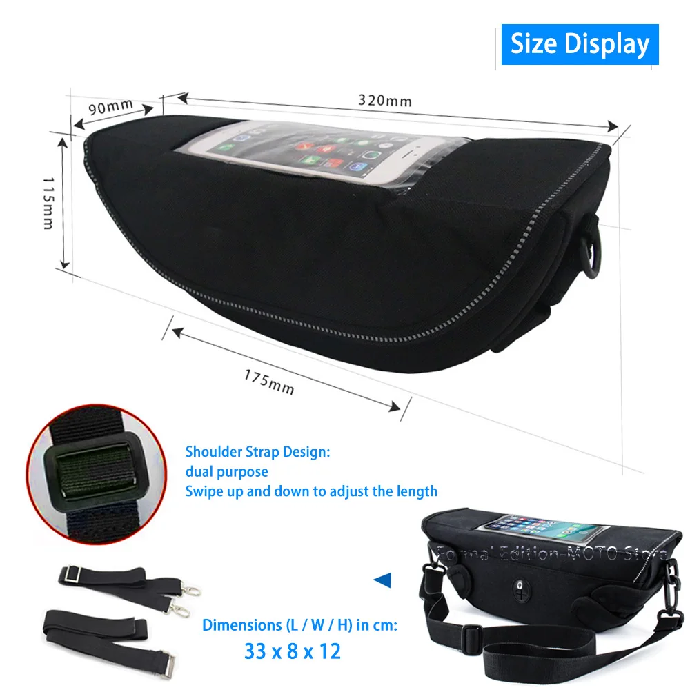 For BMW GS TROPHY  GS Adventure  nine- T bag modern waterproof motorcycle handlebar travel navigation bag