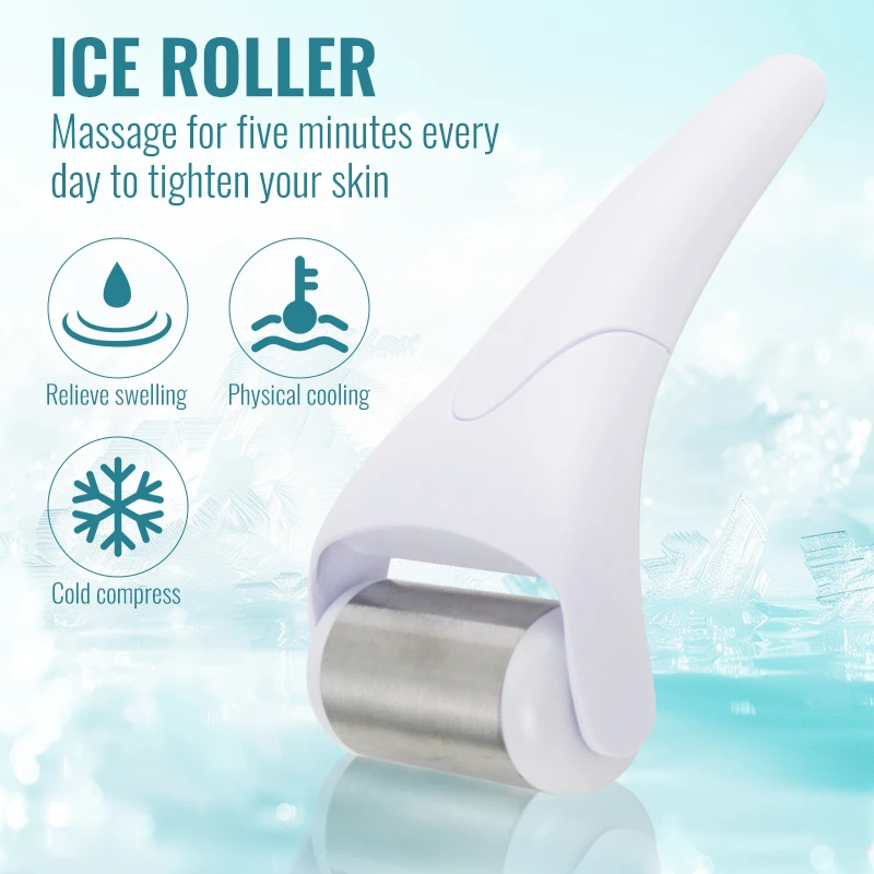 Hot Face Roller Cool Ice Roller Massager Skin Lifting Tool Face Lift Massage Anti-wrinkles Pain Relief Face Skin Care Tools