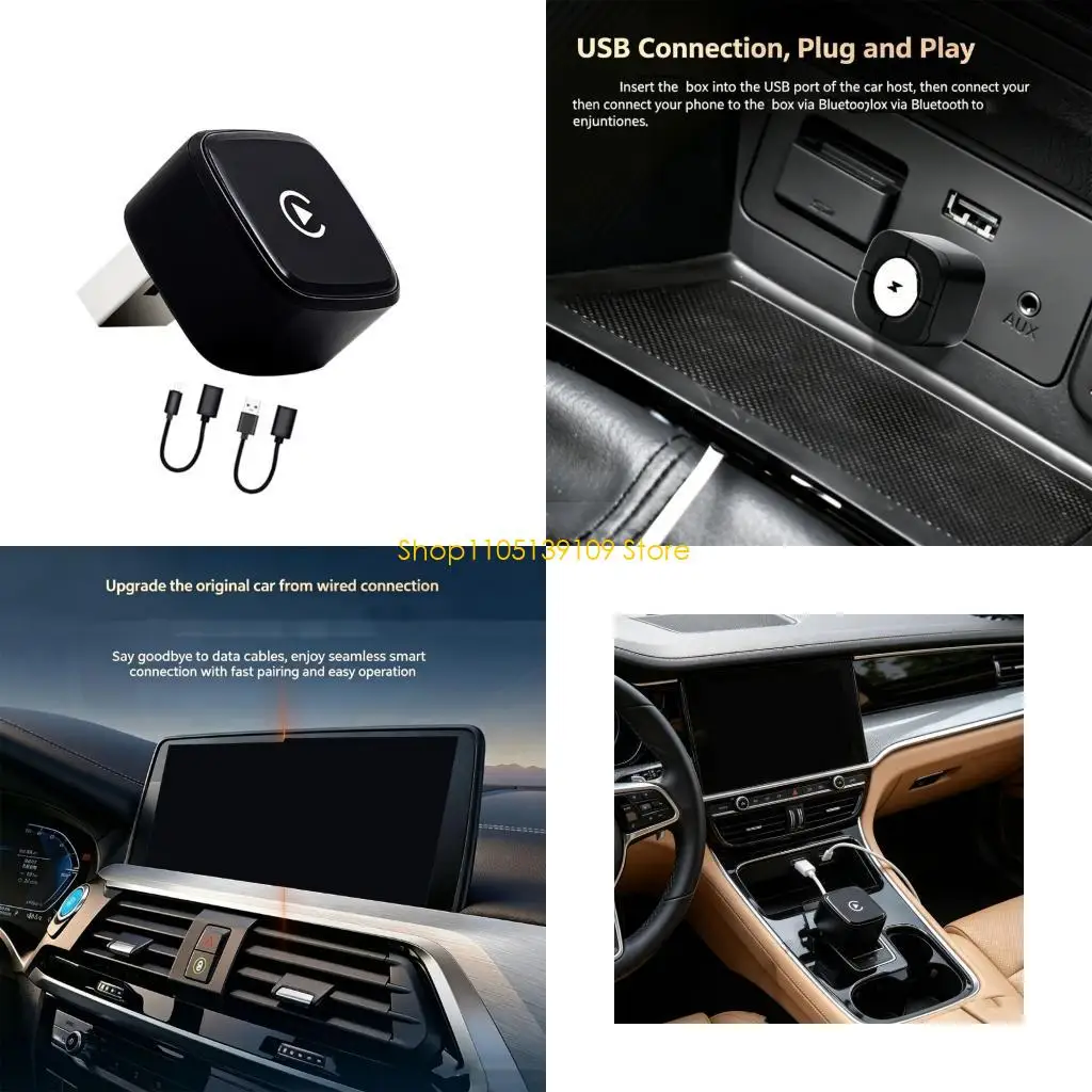 P5ED Universal Auto Link Wireless Device For Most Automobiles Simple Installation And Long Lasting ABS Housing