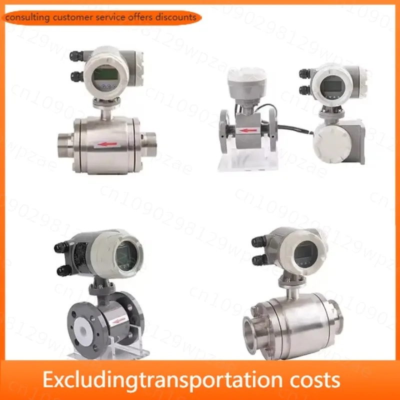 China Manufactured Water Electromagnetic Acid Flow Meter Sulfuric Gas Liquid Flow Meter Flowmeter Ultrasonic